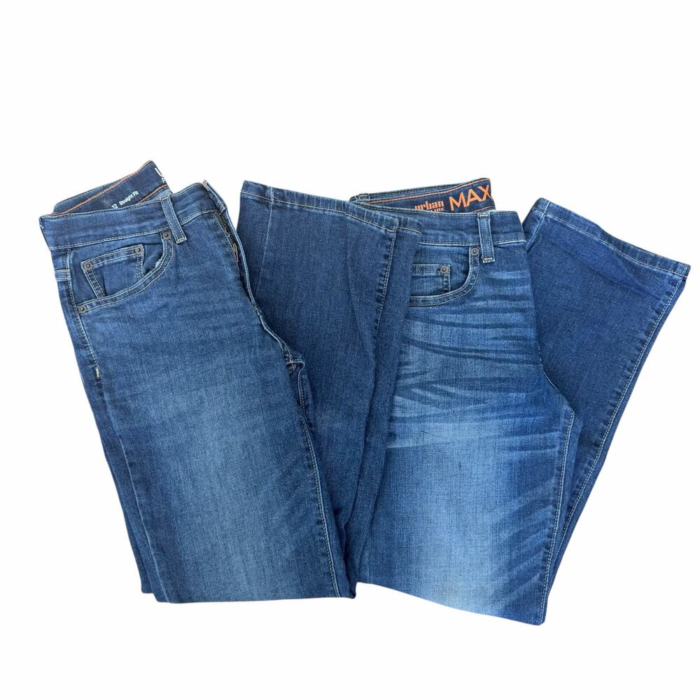 Urban Pipeline Lot of 2 Straight Fit Jeans Sz 12 Boys